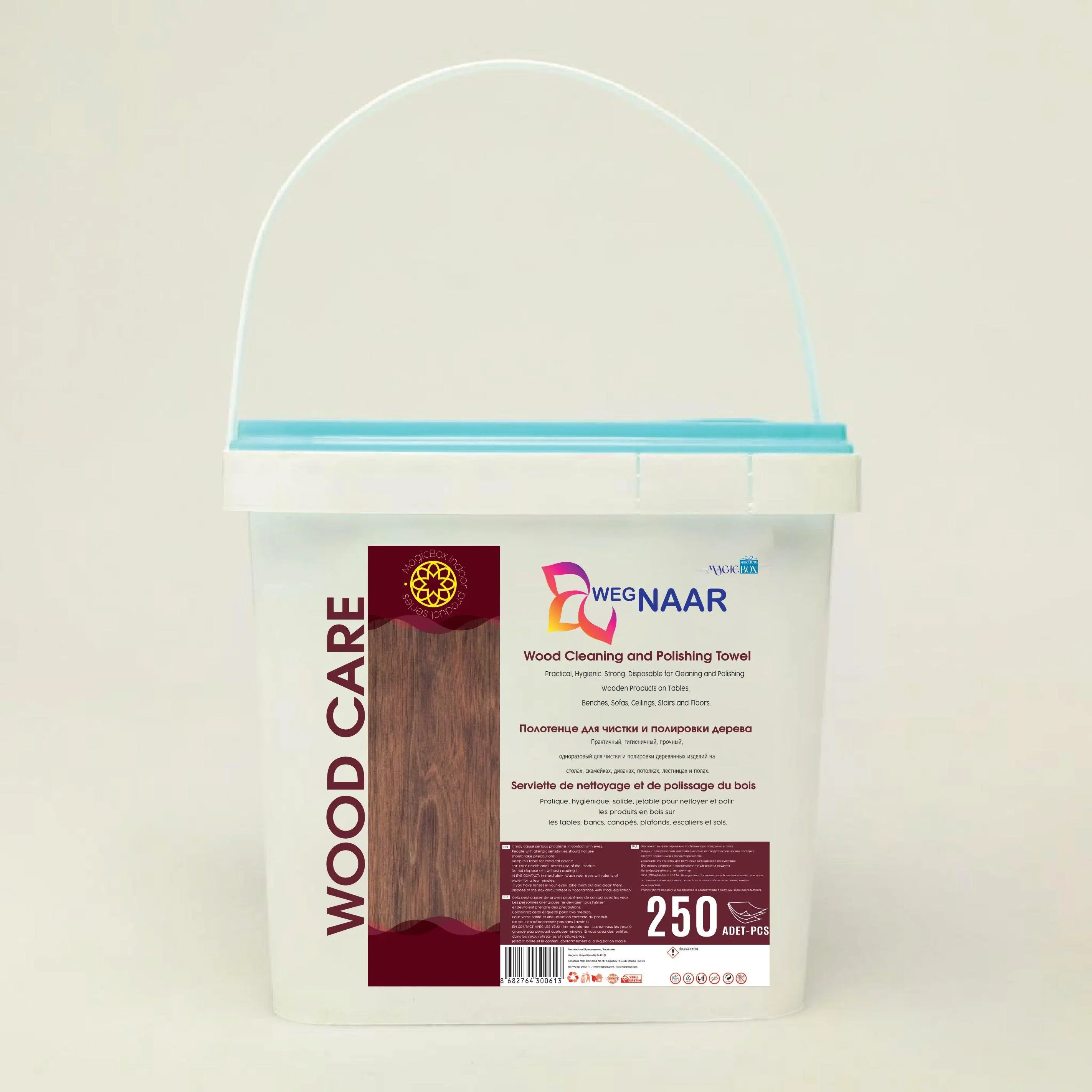 WET WIPES WOOD & POLISHING 250 Pcs